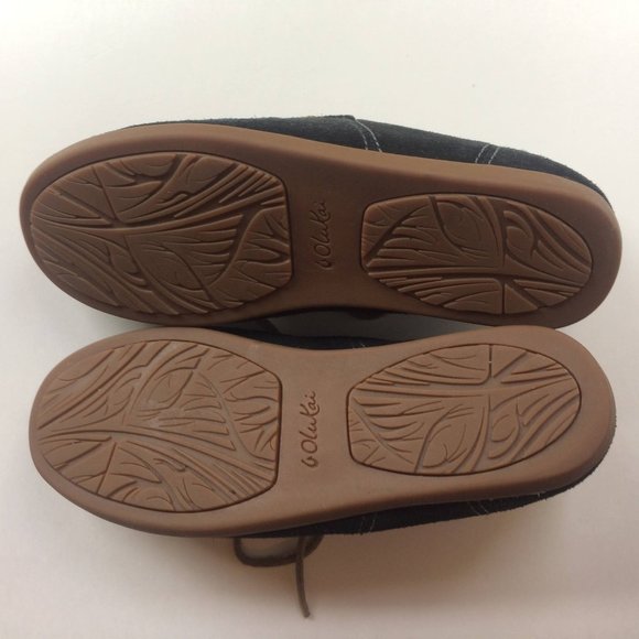 Olukai Poko Boots Womens 6 Black Ankle Chukka Suede Leather - Picture 7 of 8